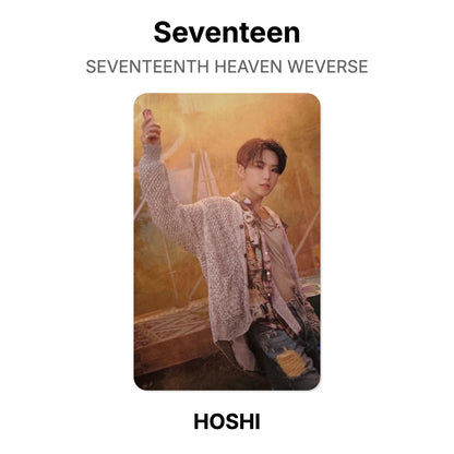 Seventeen SEVENTEENTH HEAVEN WEVERSE photocard oficial