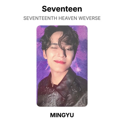 Seventeen SEVENTEENTH HEAVEN WEVERSE photocard oficial