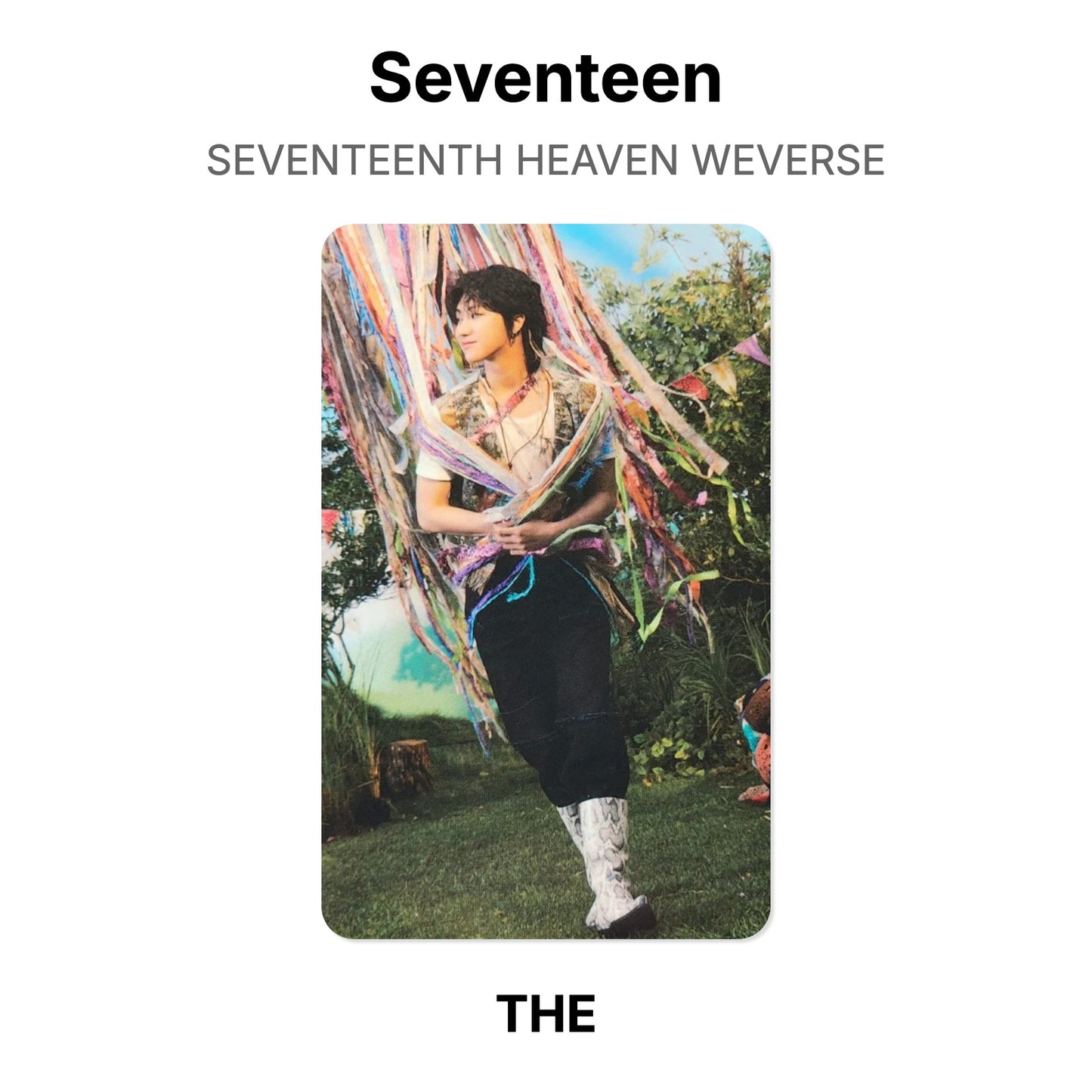 Seventeen SEVENTEENTH HEAVEN WEVERSE photocard oficial