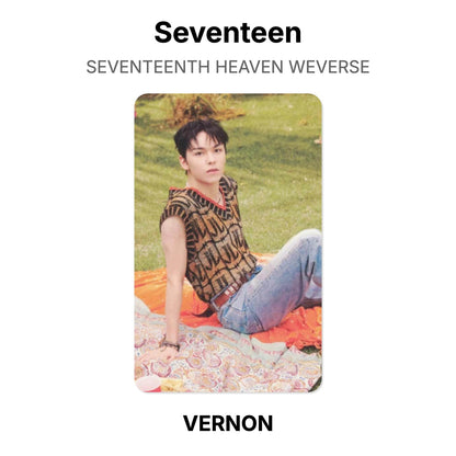 Seventeen SEVENTEENTH HEAVEN WEVERSE photocard oficial