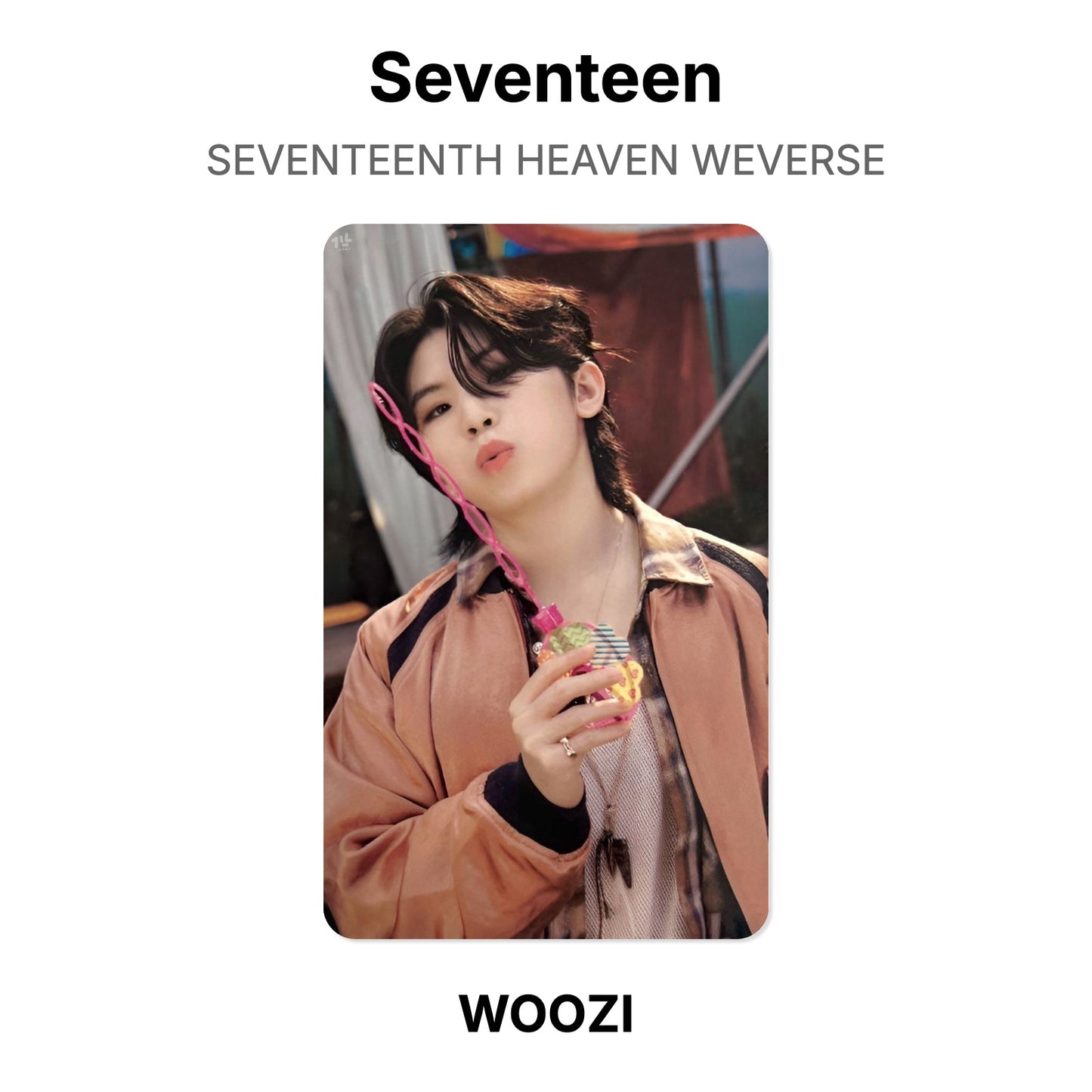 Seventeen SEVENTEENTH HEAVEN WEVERSE photocard oficial