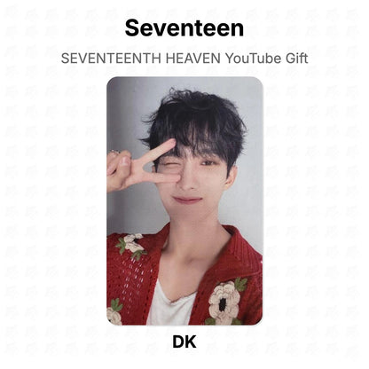 Seventeen SEVENTEENTH HEAVEN YouTube Gift Official Photocard