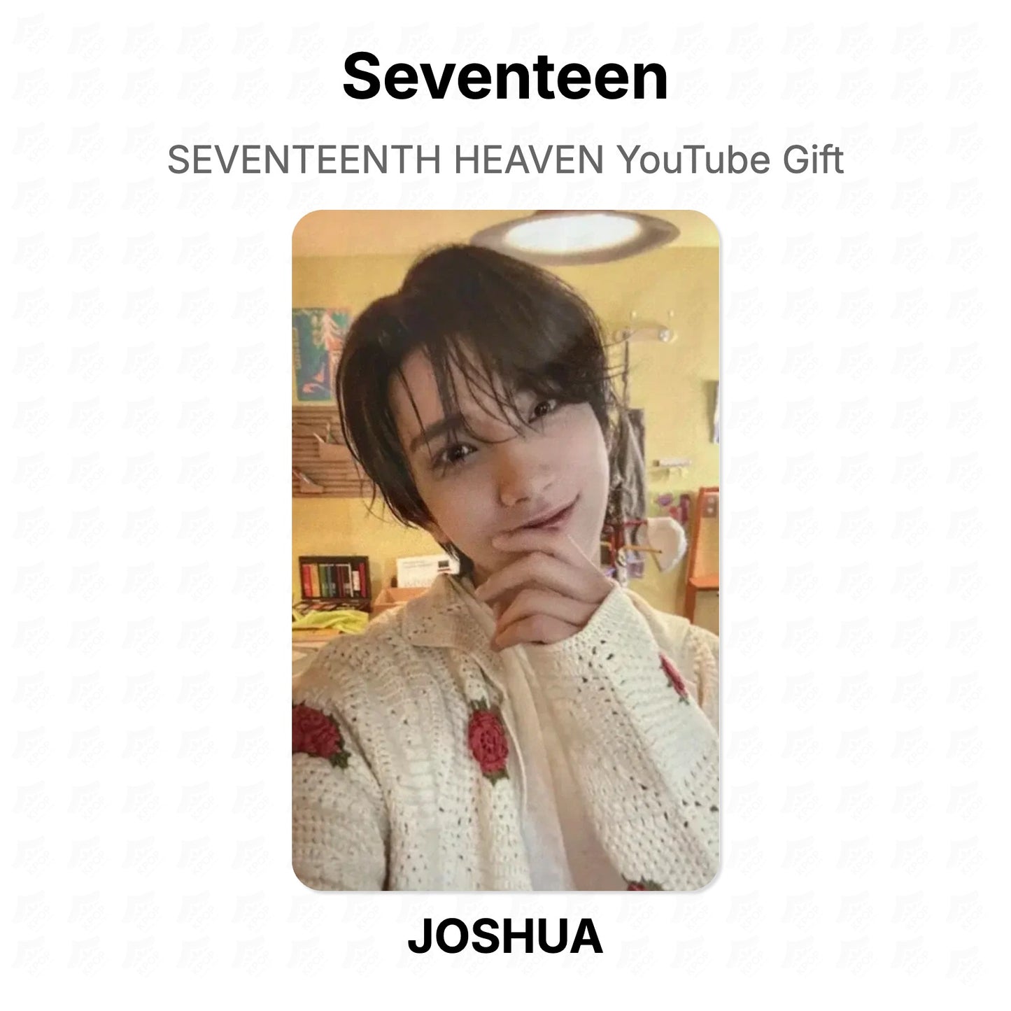 Seventeen SEVENTEENTH HEAVEN YouTube Gift Official Photocard