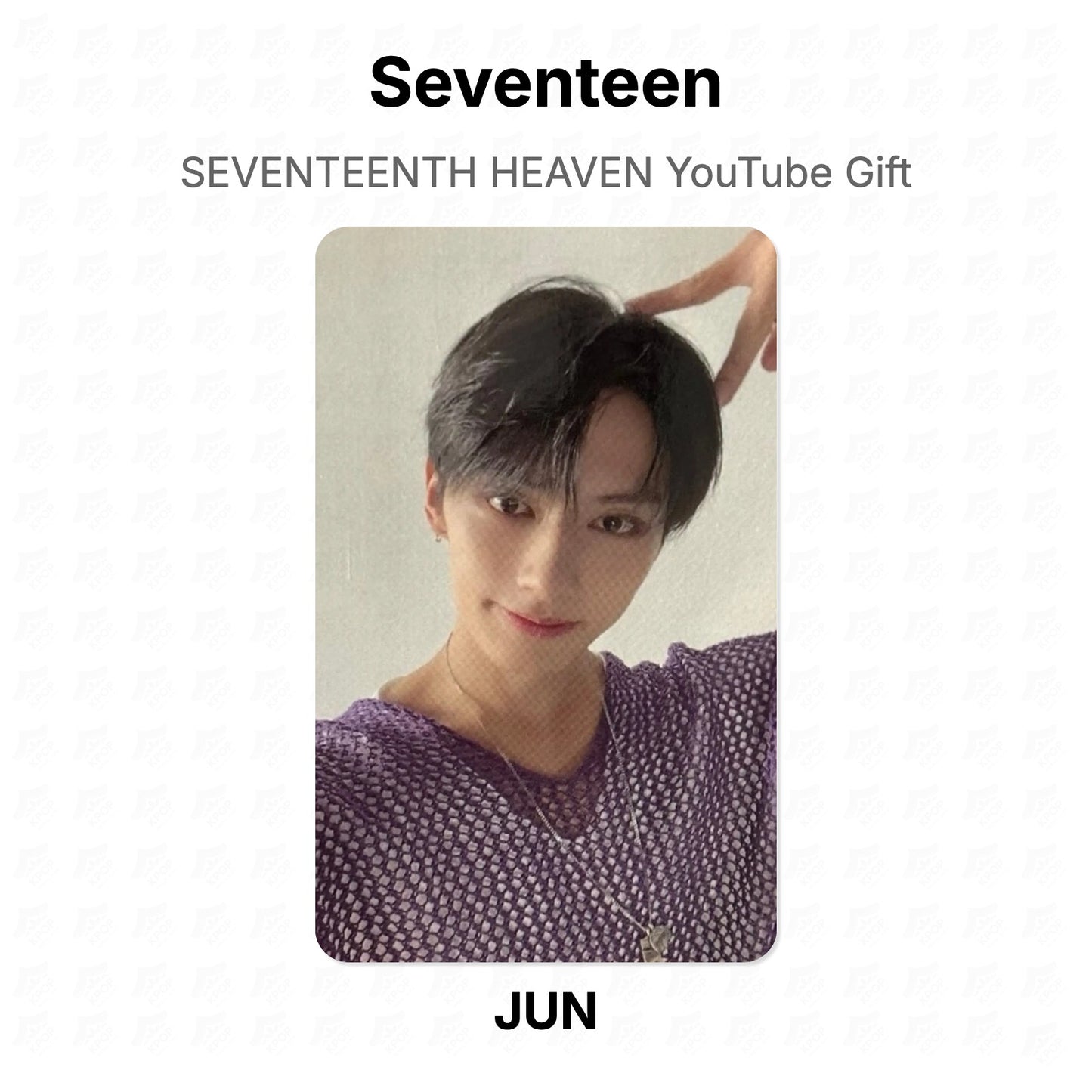Seventeen SEVENTEENTH HEAVEN YouTube Gift Official Photocard