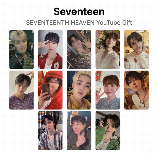 Seventeen SEVENTEENTH HEAVEN YouTube Gift Official Photocard