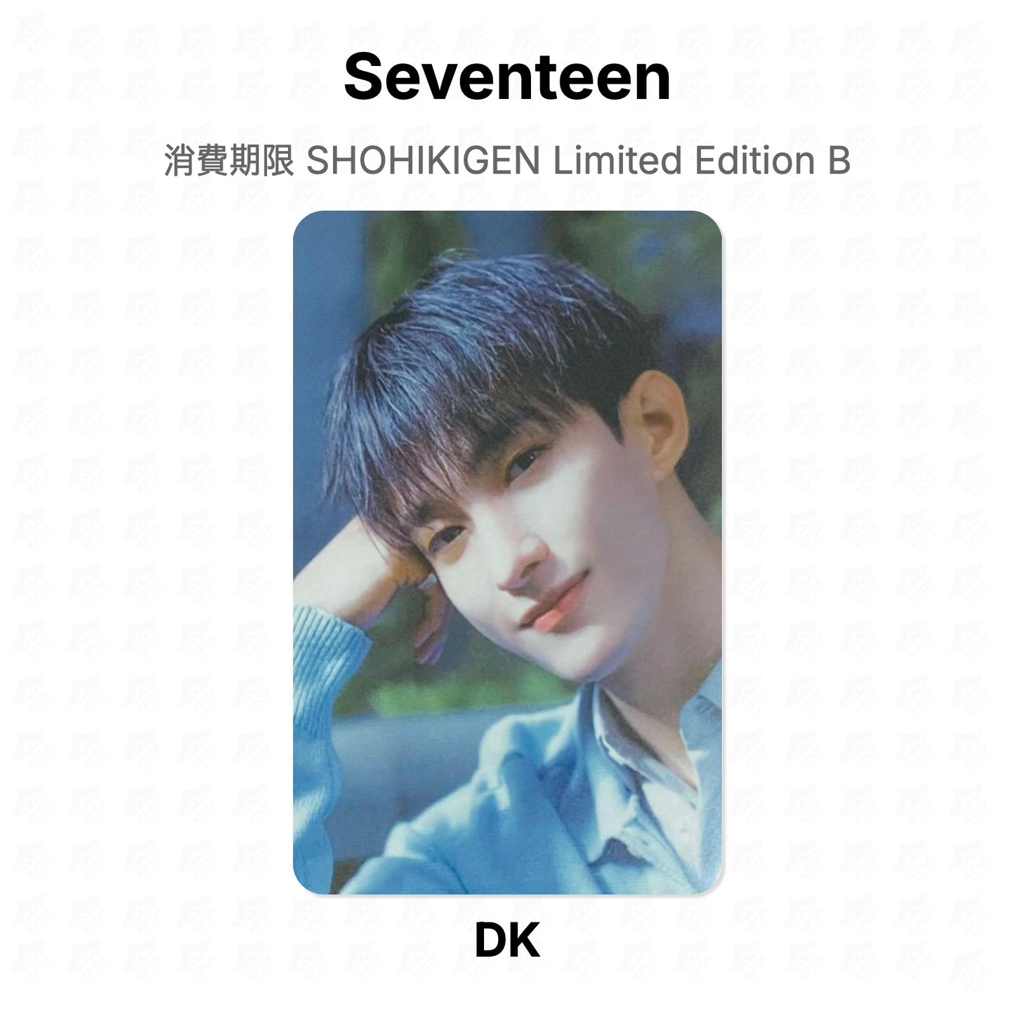 Seventeen 消費期限 SHOHIKIGEN Limited Edition B Official Photocard