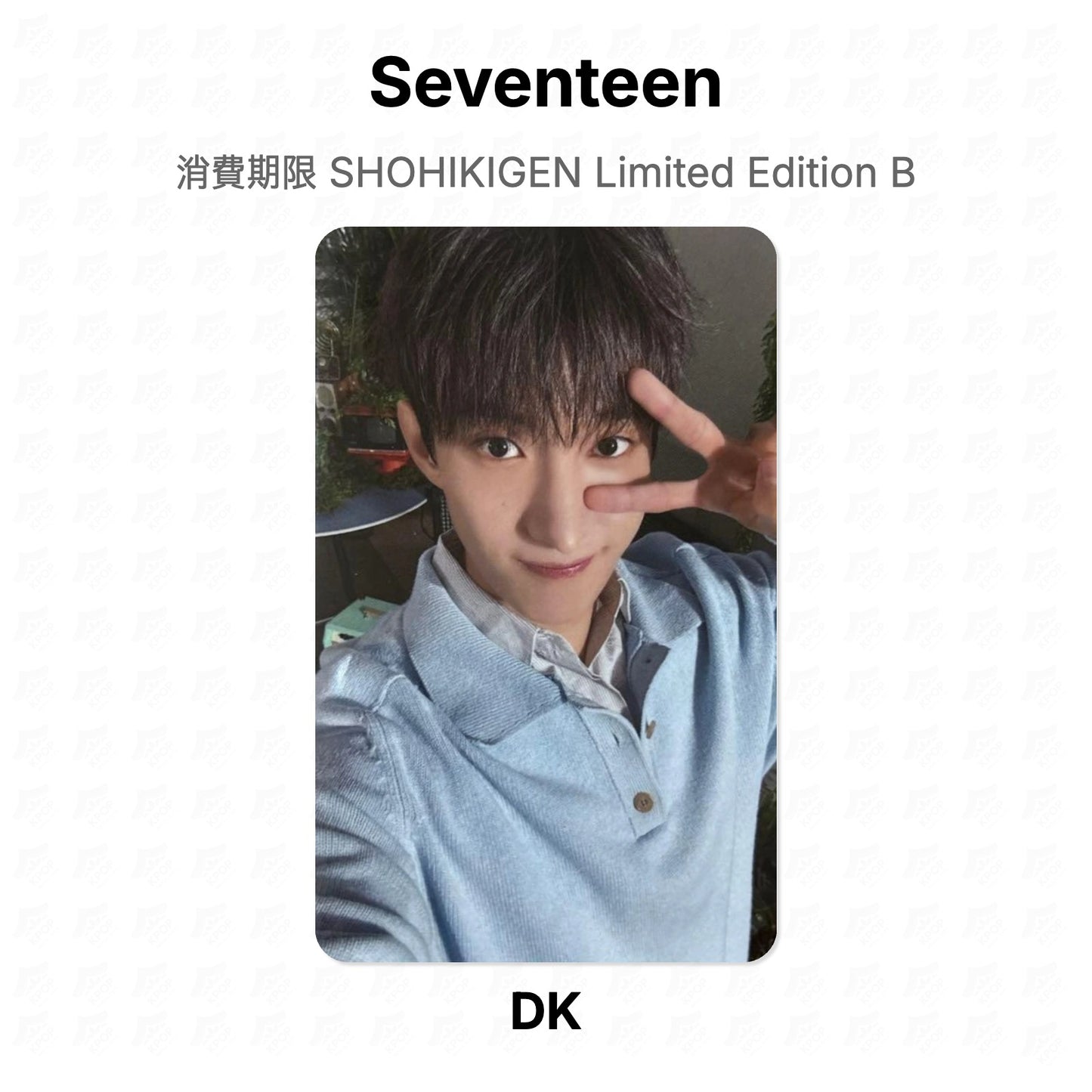 Seventeen 消費期限 SHOHIKIGEN Limited Edition B Official Photocard