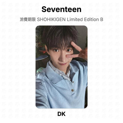 Seventeen 消費期限 SHOHIKIGEN Limited Edition B Official Photocard