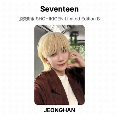 Seventeen 消費期限 SHOHIKIGEN Limited Edition B Official Photocard