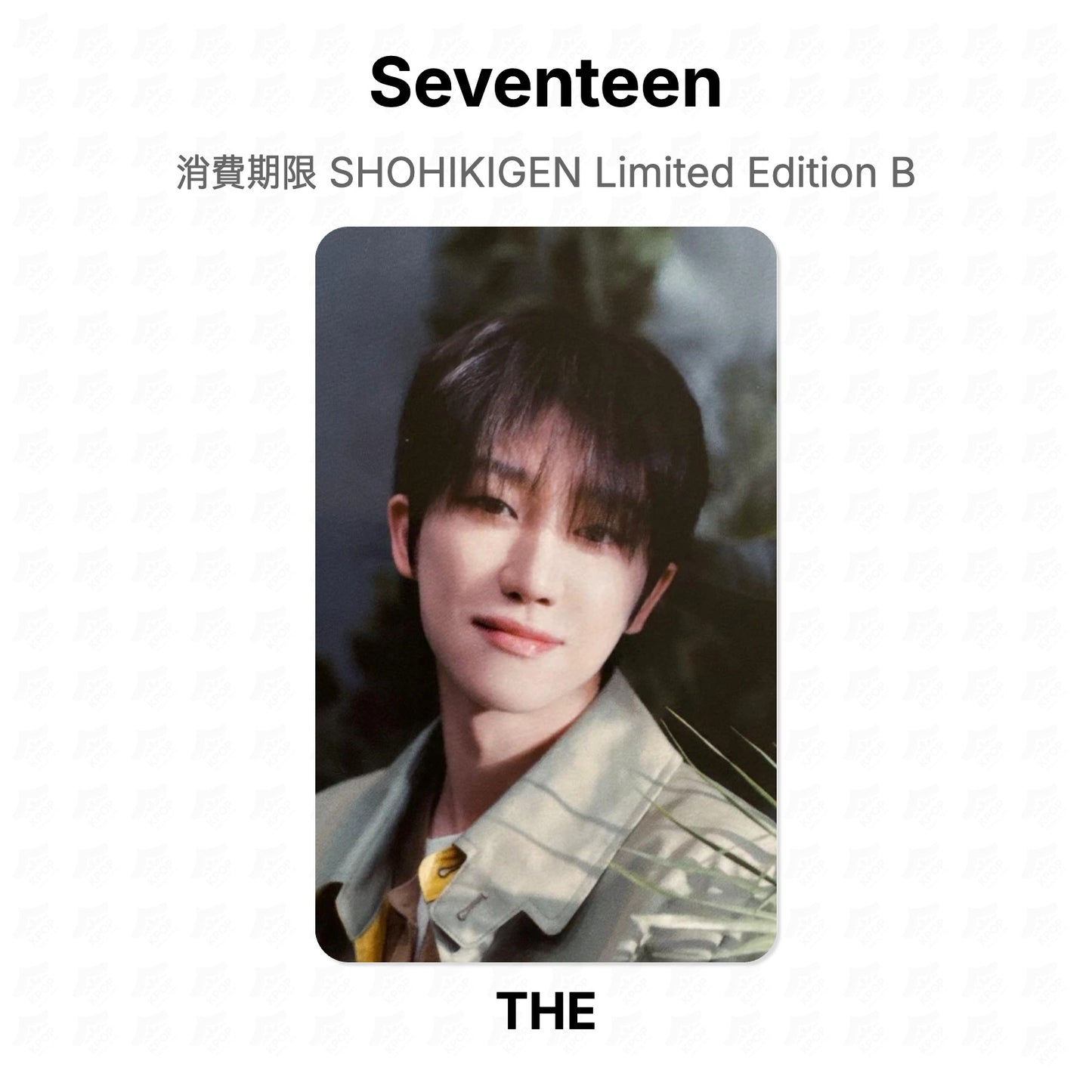 Seventeen 消費期限 SHOHIKIGEN Limited Edition B Official Photocard
