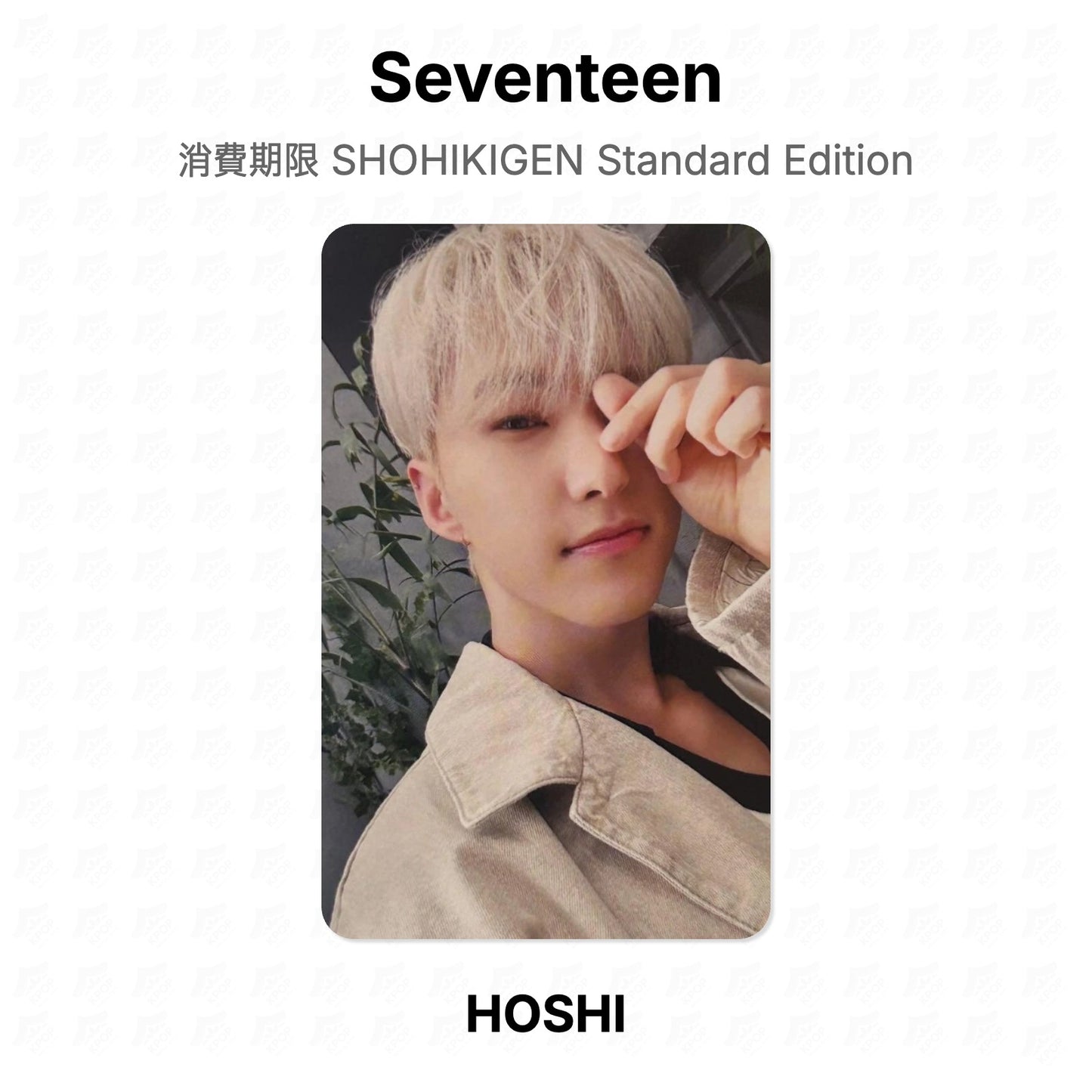 Seventeen 消費期限 SHOHIKIGEN Standard Edition Official Photocard