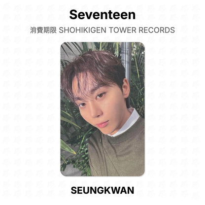 Seventeen 消費期限 SHOHIKIGEN TOWER RECORDS Offizielles Fotokarte