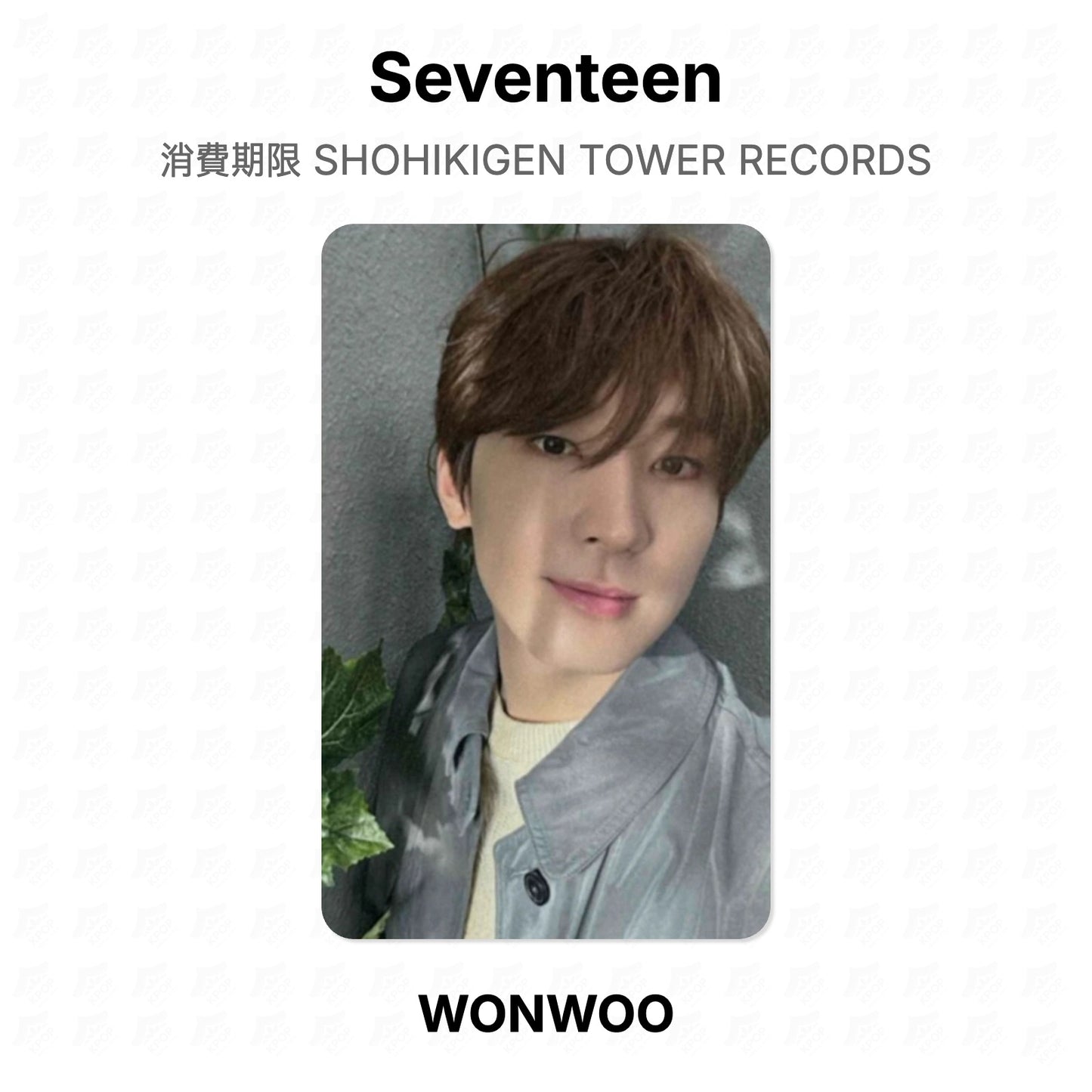 Seventeen 消費期限 SHOHIKIGEN TOWER RECORDS Offizielles Fotokarte