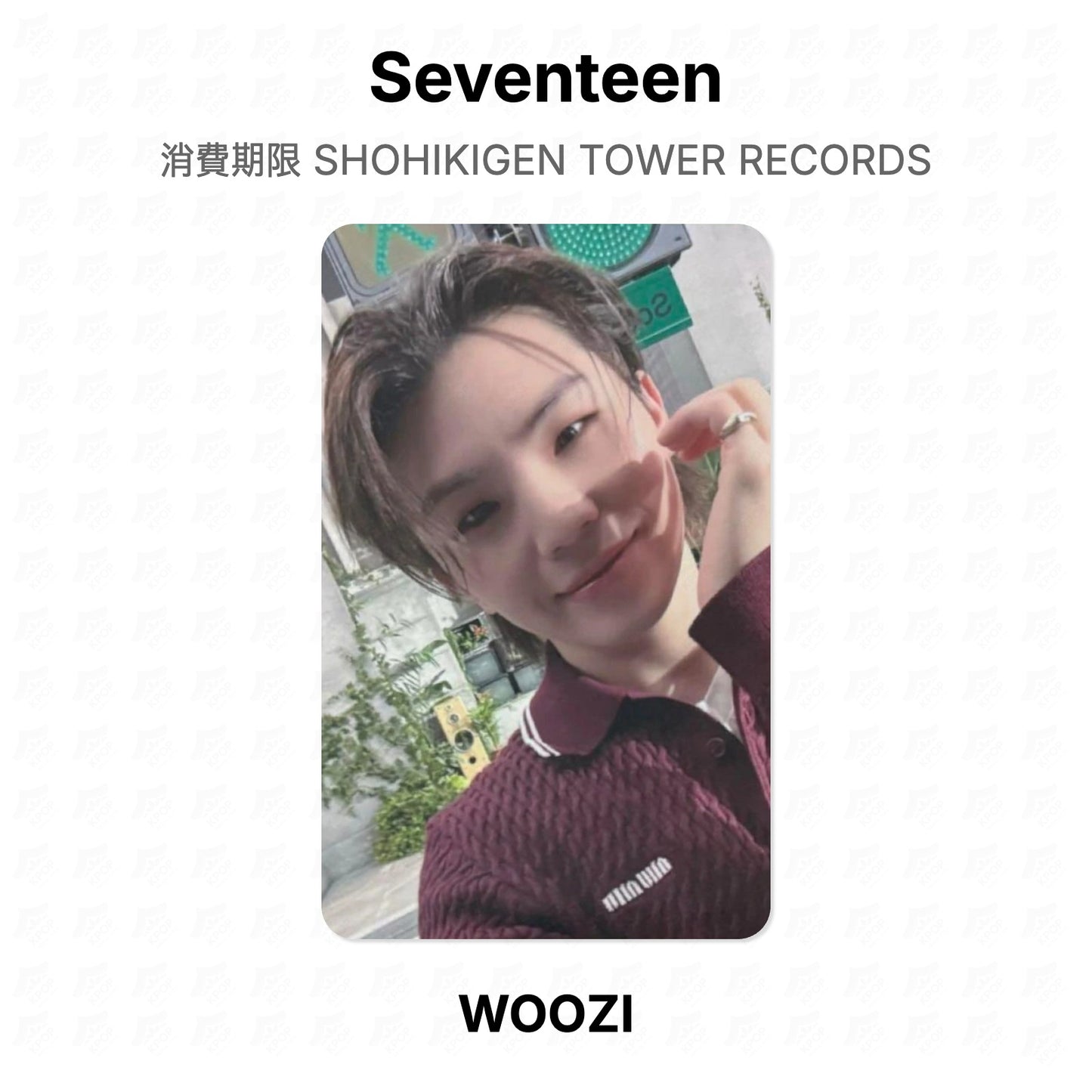 Seventeen 消費期限 SHOHIKIGEN TOWER RECORDS Offizielles Fotokarte