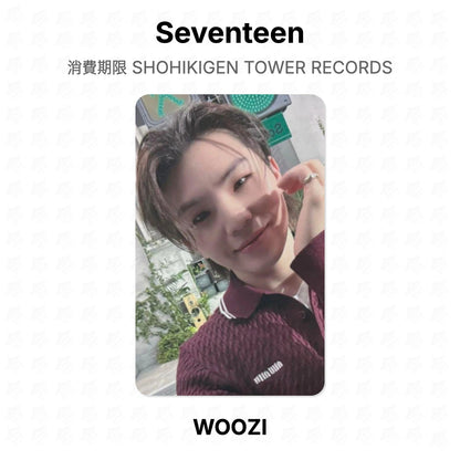 Seventeen 消費期限 SHOHIKIGEN TOWER RECORDS Offizielles Fotokarte