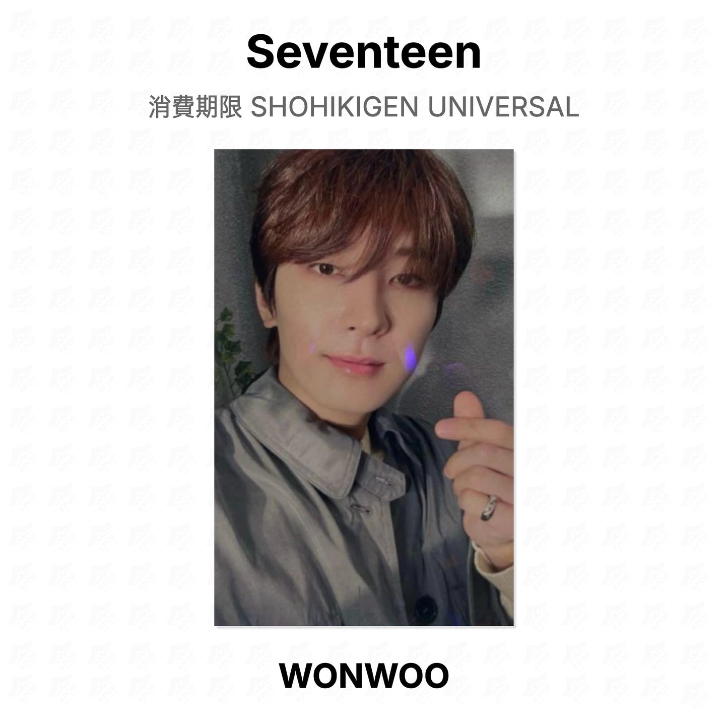 Seventeen 消費期限 SHOHIKIGEN UNIVERSAL Official Photocard
