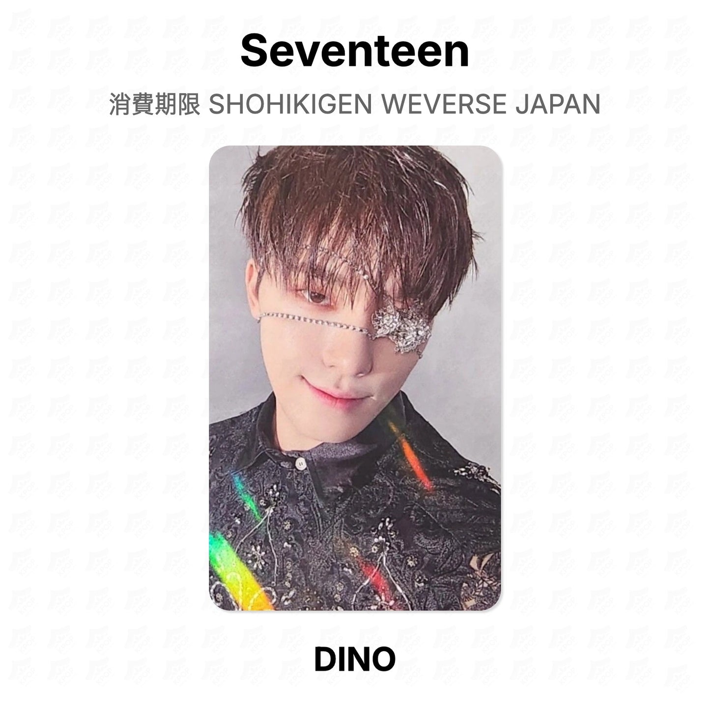 Seventeen Haltbarkeitsdatum SHOHIKIGEN WEVERSE JAPAN Offizielle Fotokarte