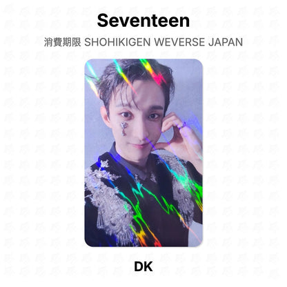 Seventeen Haltbarkeitsdatum SHOHIKIGEN WEVERSE JAPAN Offizielle Fotokarte