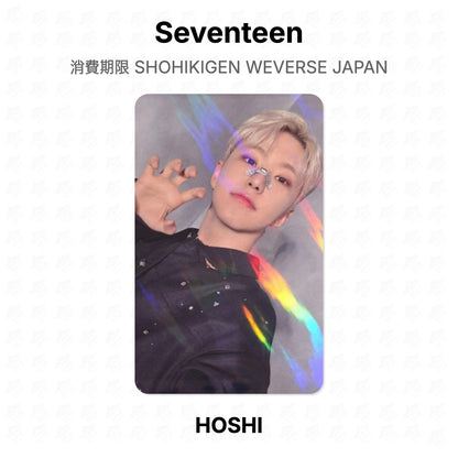 Seventeen Haltbarkeitsdatum SHOHIKIGEN WEVERSE JAPAN Offizielle Fotokarte