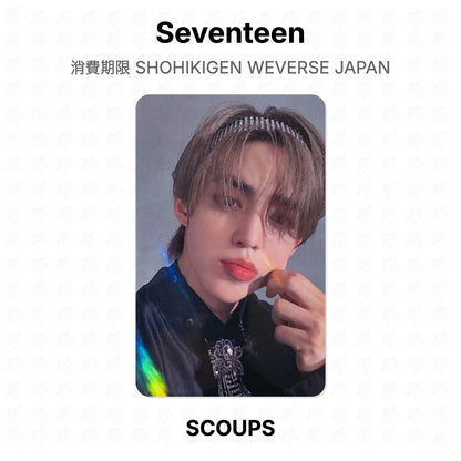 Seventeen Haltbarkeitsdatum SHOHIKIGEN WEVERSE JAPAN Offizielle Fotokarte
