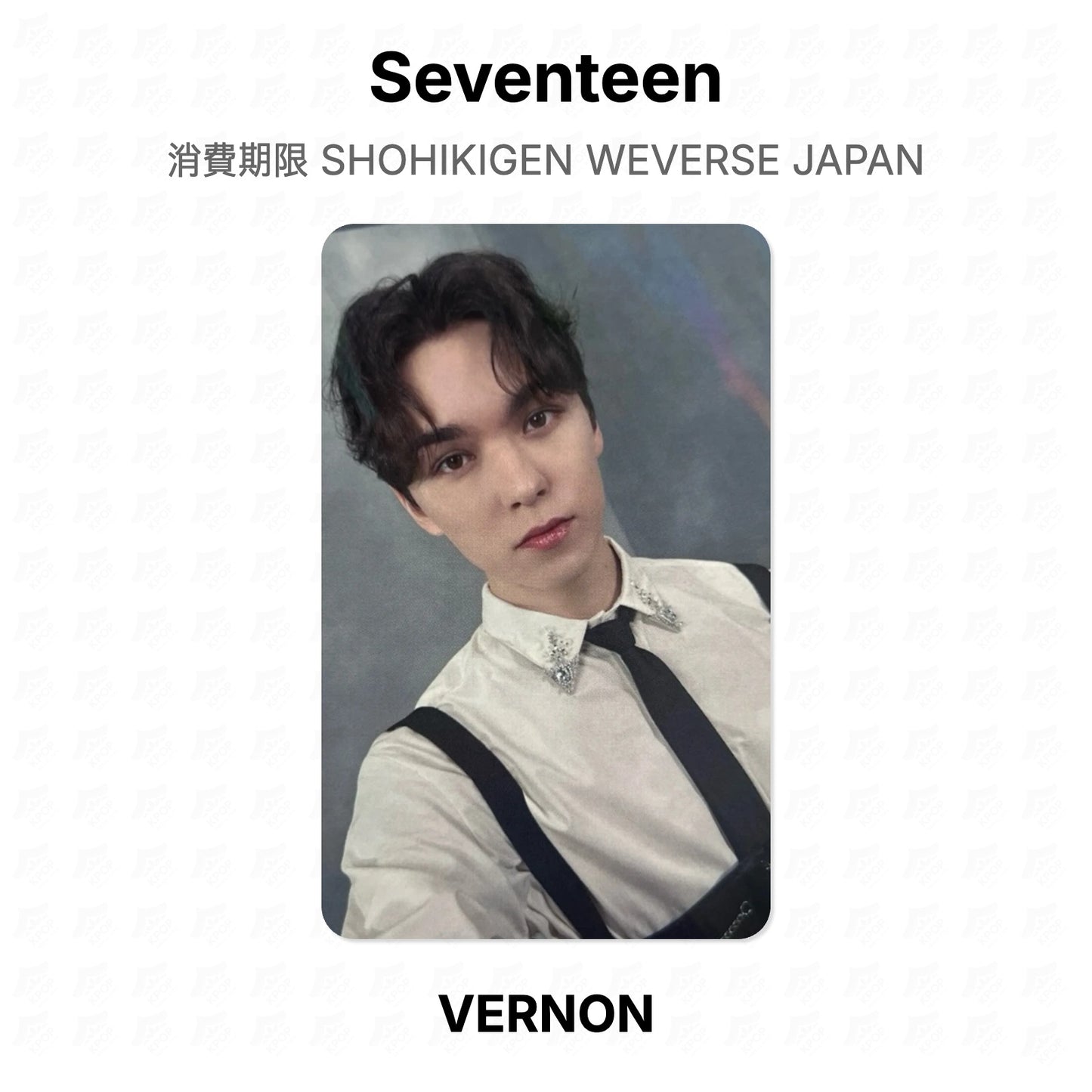 Seventeen Haltbarkeitsdatum SHOHIKIGEN WEVERSE JAPAN Offizielle Fotokarte