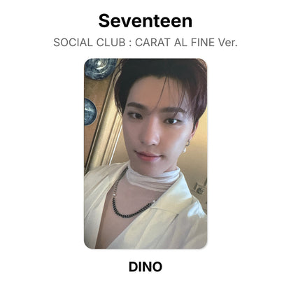 Seventeen SOCIAL CLUB : CARAT AL FINE Ver. Official Photocard