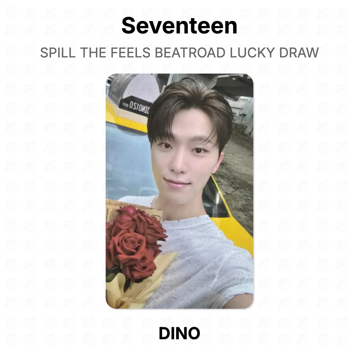 Seventeen SPILL THE FEELS BEATROAD LUCKY DRAW Official Photocard