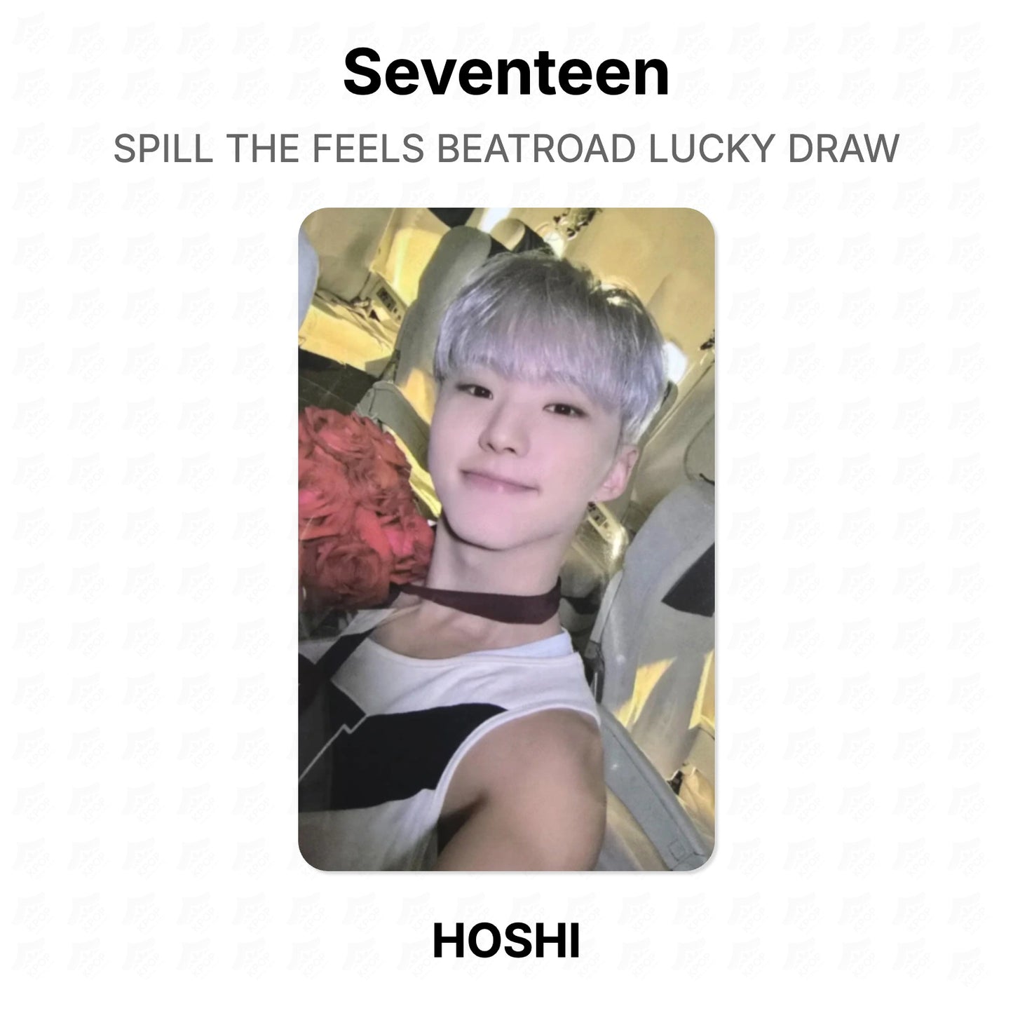 Seventeen SPILL THE FEELS BEATROAD LUCKY DRAW Official Photocard