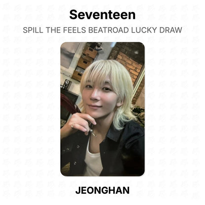 Seventeen SPILL THE FEELS BEATROAD LUCKY DRAW Official Photocard