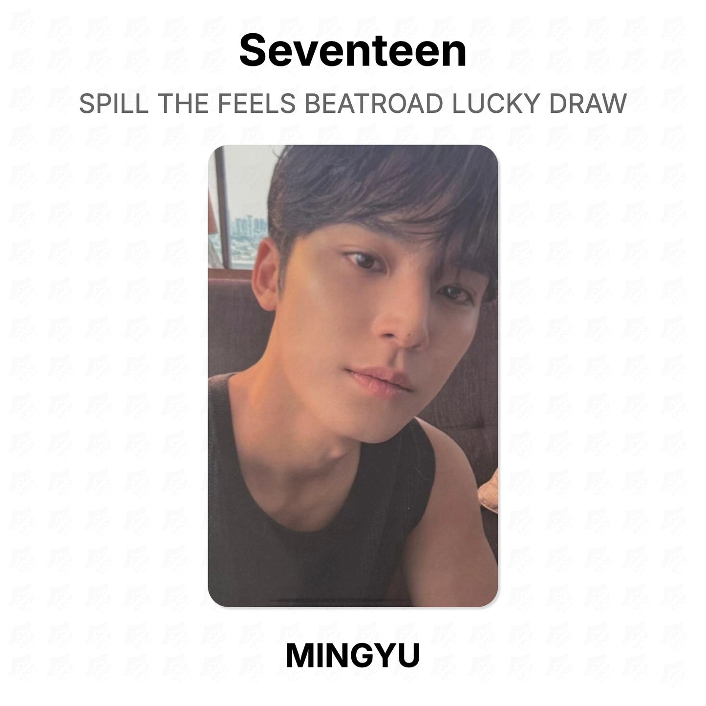 Seventeen SPILL THE FEELS BEATROAD LUCKY DRAW Official Photocard