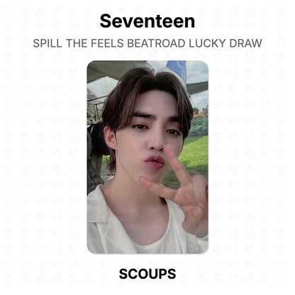 Seventeen SPILL THE FEELS BEATROAD LUCKY DRAW Official Photocard