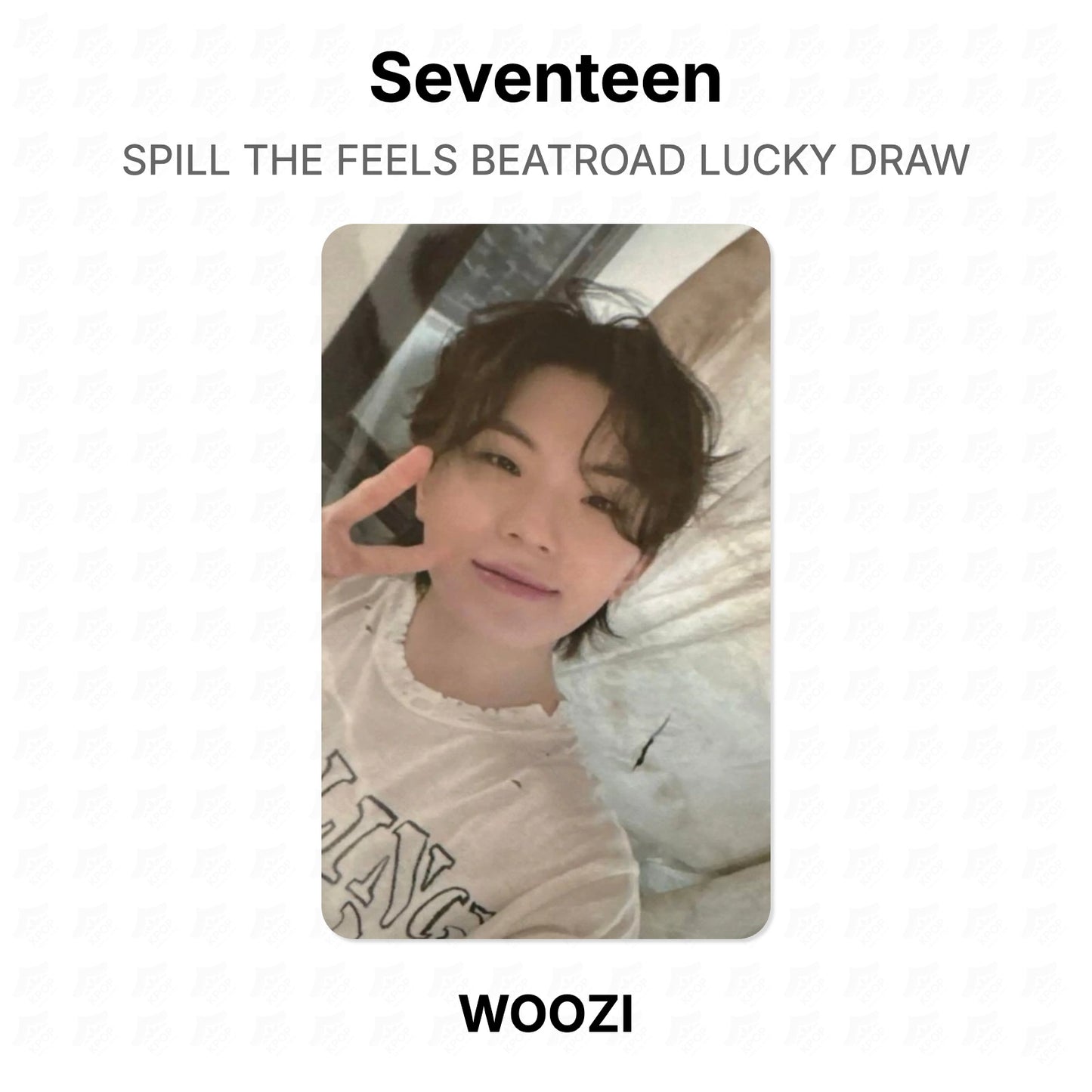 Seventeen SPILL THE FEELS BEATROAD LUCKY DRAW Official Photocard