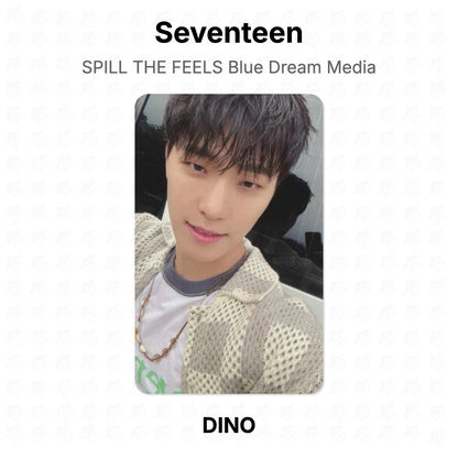 Seventeen SPILL THE FEELS Blue Dream Media Official Photocard