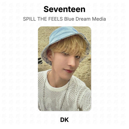 Seventeen SPILL THE FEELS Blue Dream Media Official Photocard
