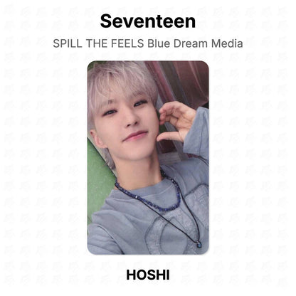 Seventeen SPILL THE FEELS Blue Dream Media Official Photocard