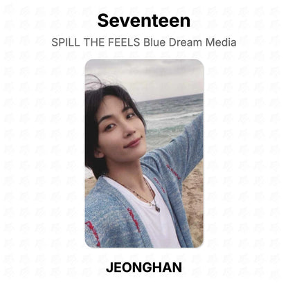 Seventeen SPILL THE FEELS Blue Dream Media Official Photocard