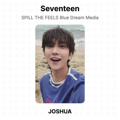 Seventeen SPILL THE FEELS Blue Dream Media Official Photocard