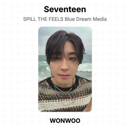Seventeen SPILL THE FEELS Blue Dream Media Official Photocard