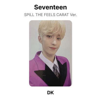 Seventeen SPILL THE FEELS CARAT Ver. Official Photocard