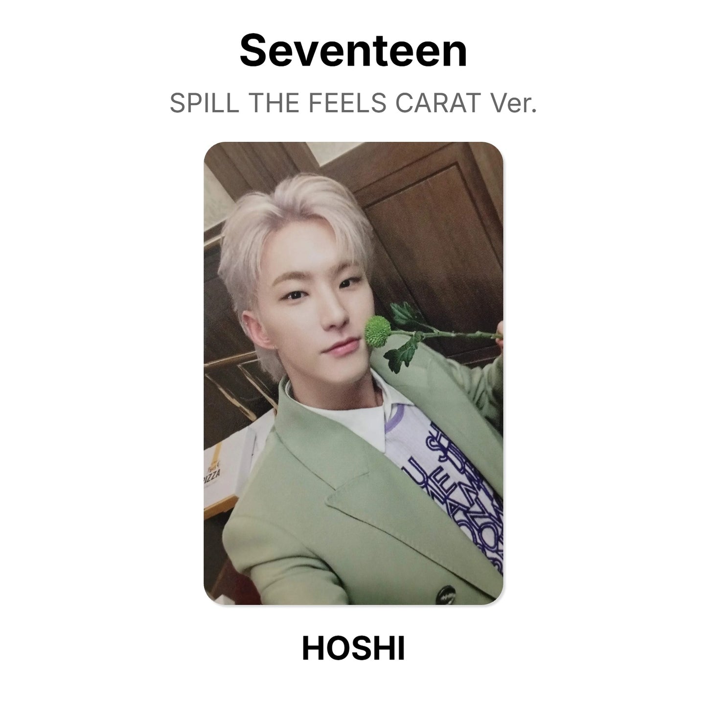 Seventeen SPILL THE FEELS CARAT Ver. Official Photocard