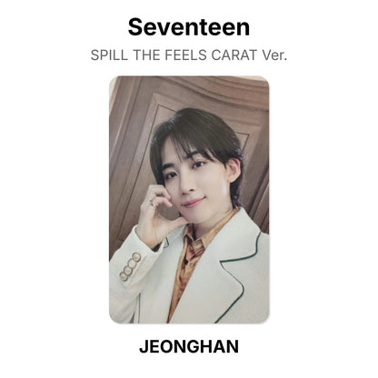 Seventeen SPILL THE FEELS CARAT Ver. Official Photocard