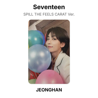 Seventeen SPILL THE FEELS CARAT Ver. Official Photocard