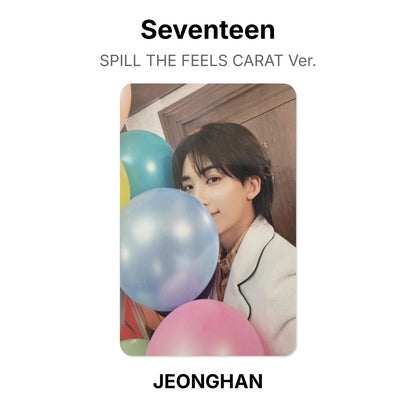 Seventeen SPILL THE FEELS CARAT Ver. Official Photocard
