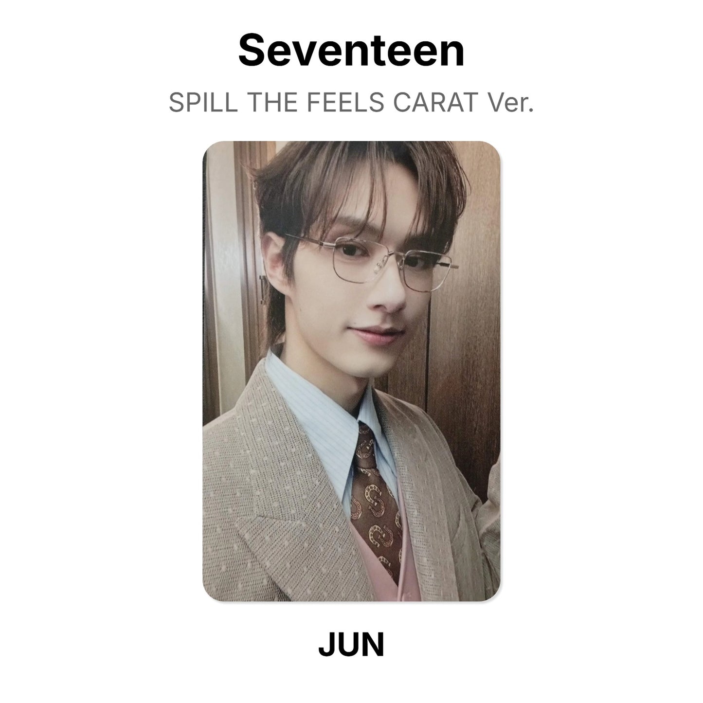 Seventeen SPILL THE FEELS CARAT Ver. Official Photocard