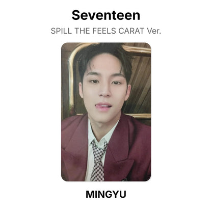 Seventeen SPILL THE FEELS CARAT Ver. Official Photocard
