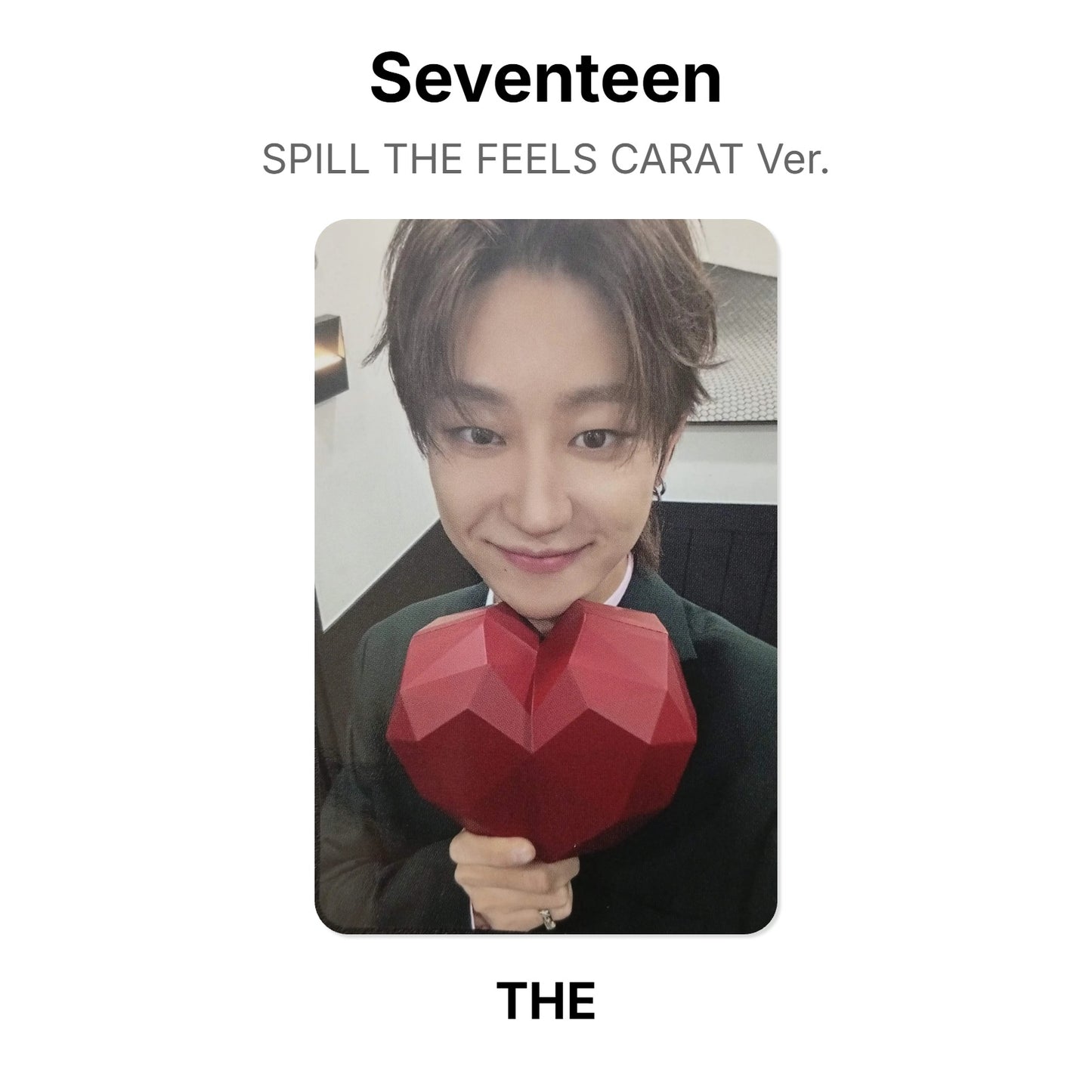 Seventeen SPILL THE FEELS CARAT Ver. Official Photocard