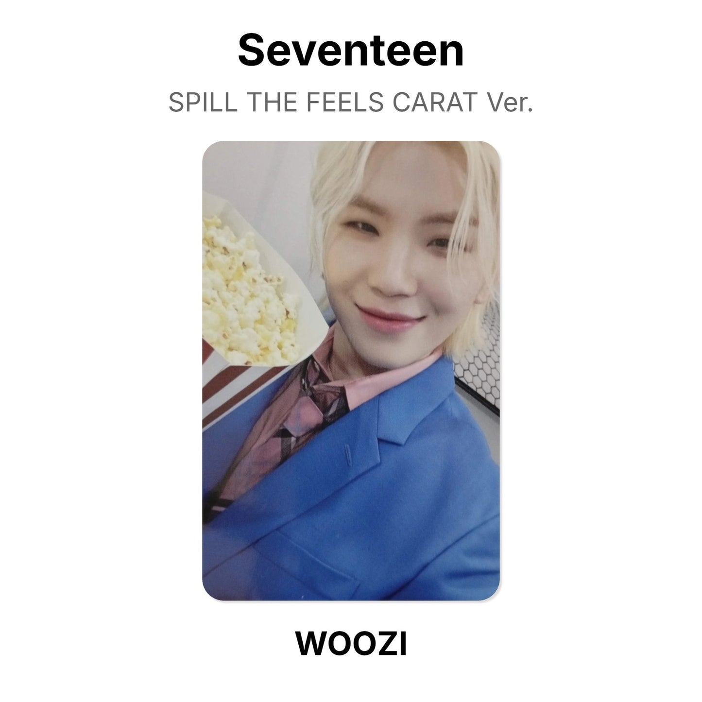 Seventeen SPILL THE FEELS CARAT Ver. Official Photocard