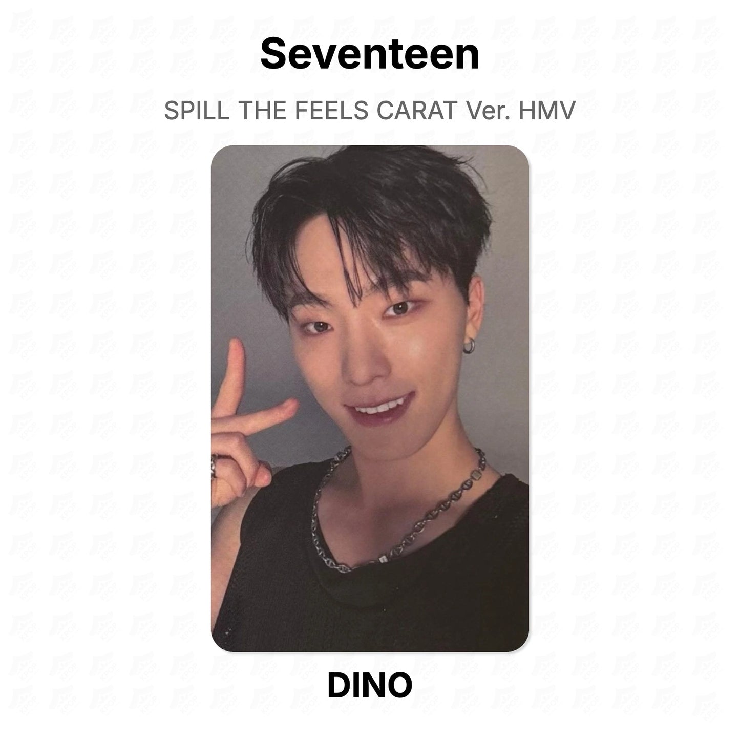 Seventeen SPILL THE FEELS CARAT Ver. HMV Official Photocard