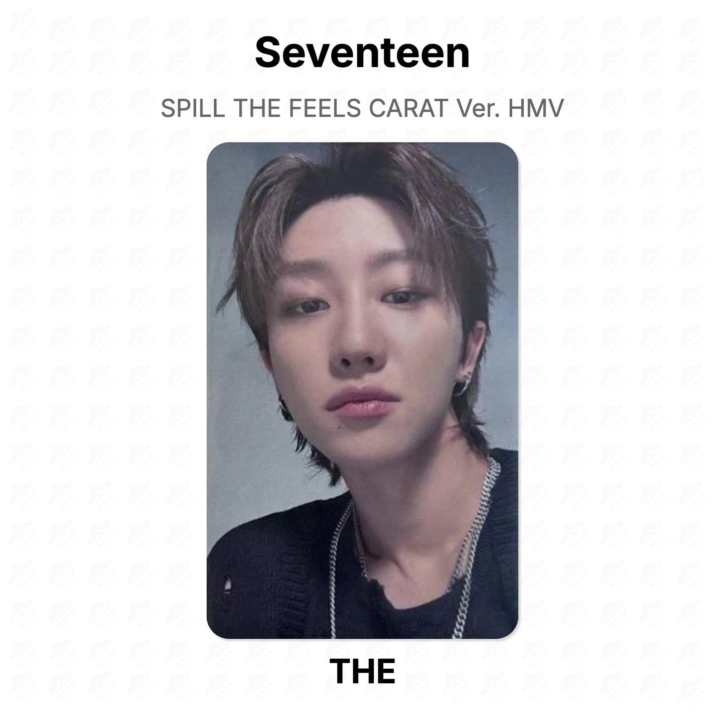 Seventeen SPILL THE FEELS CARAT Ver. HMV Official Photocard