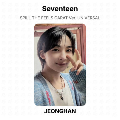 Seventeen SPILL THE FEELS CARAT Ver. UNIVERSAL Official Photocard